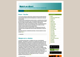 match-en-direct.net at Website Informer. MATCH EN DIRECT: tous les ...
