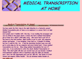 work from home medical transcription salary