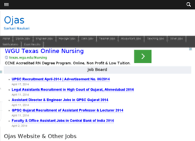 Ojas Online Job Application was used to find: ojas.guj.nic.in